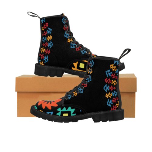 Muko World Canvas Boots Black