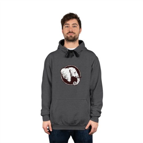 Elephant Unisex Varsity Hoodie - Image 5